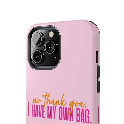 No Thank You Tough Phone Cases