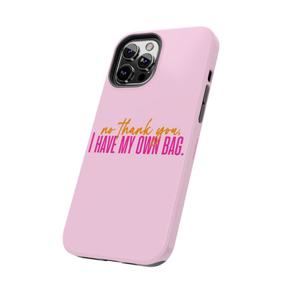 No Thank You Tough Phone Cases