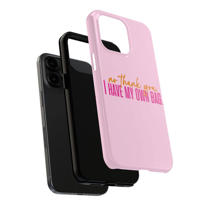 No Thank You Tough Phone Cases