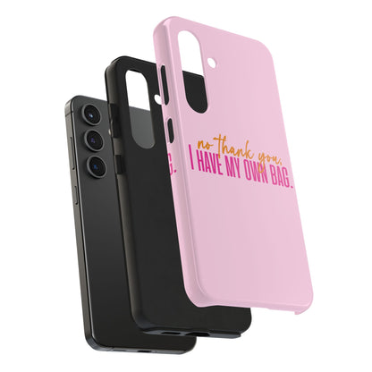 No Thank You Tough Phone Cases