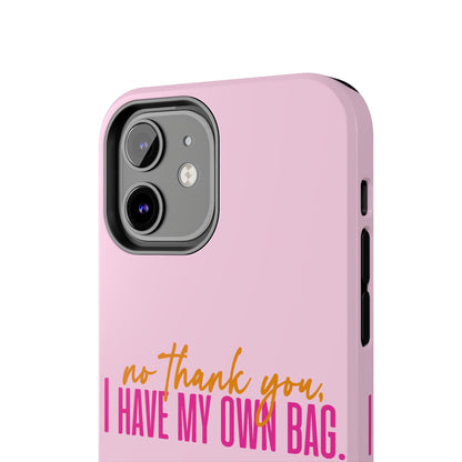 No Thank You Tough Phone Cases