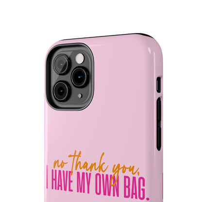 No Thank You Tough Phone Cases