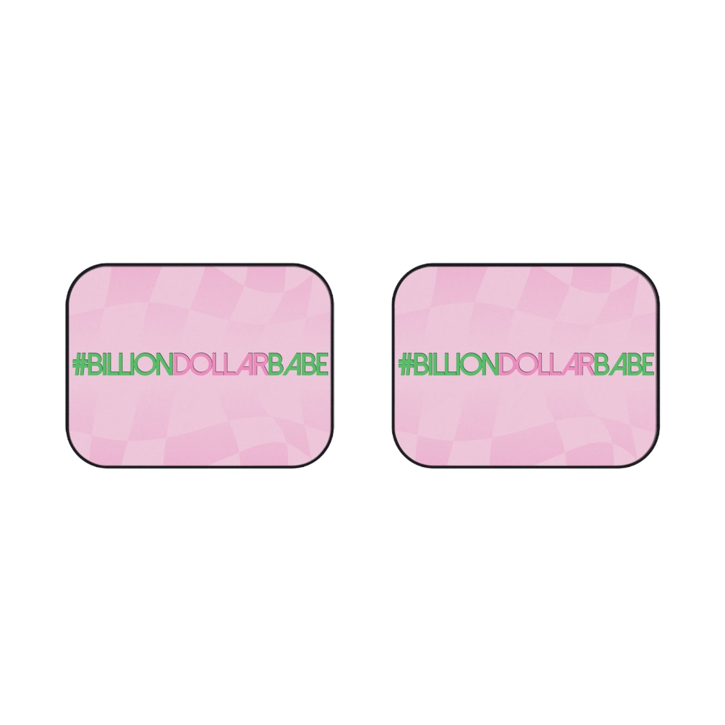 Billion Dollar Babe Car Mats (2x Rear)