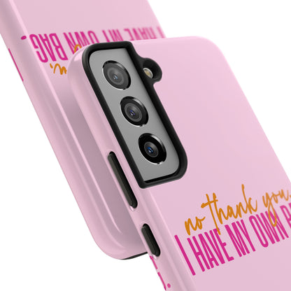 No Thank You Tough Phone Cases