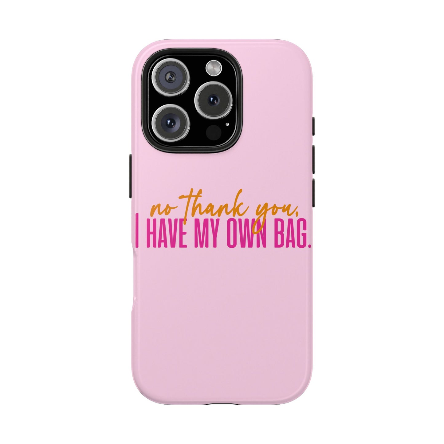 No Thank You Tough Phone Cases