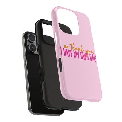 No Thank You Tough Phone Cases