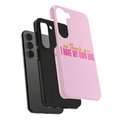 No Thank You Tough Phone Cases