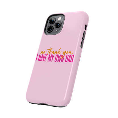 No Thank You Tough Phone Cases